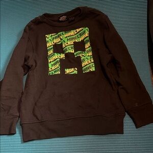 Black and Green Minecraft Sweater